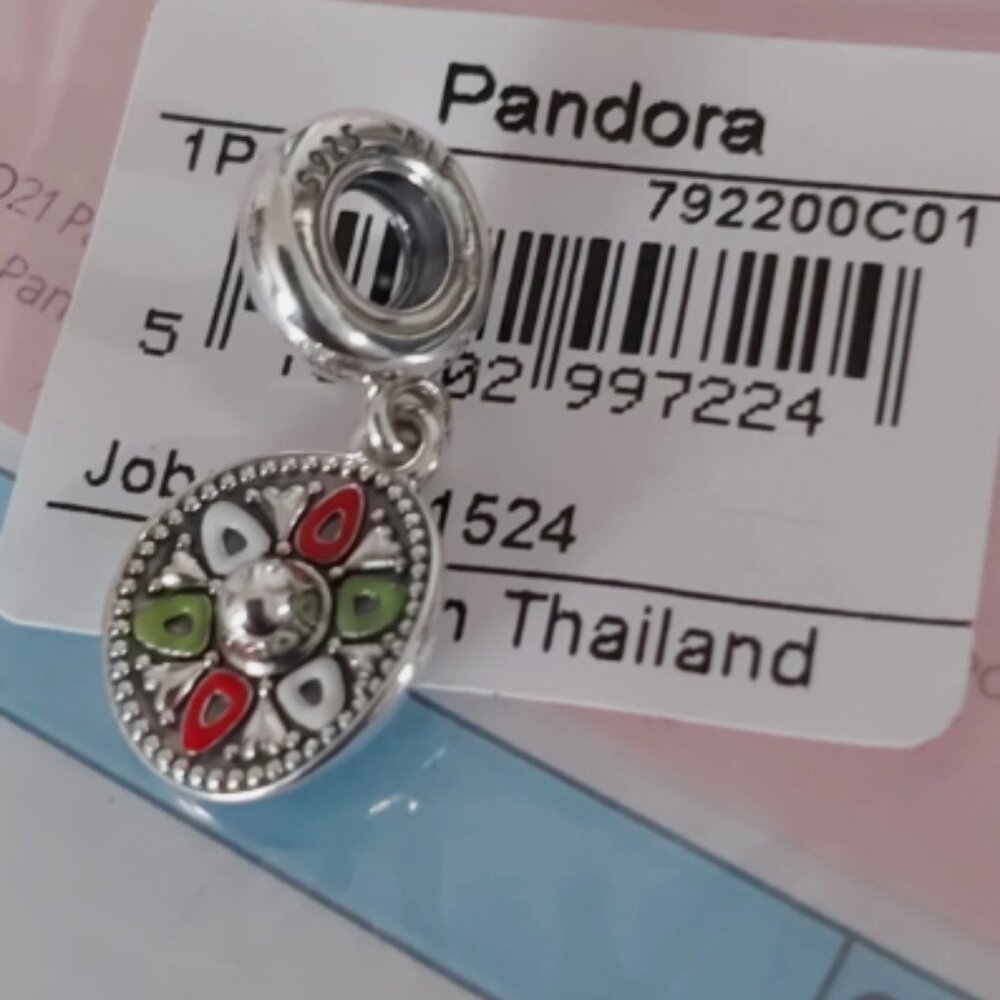 AUTHENTIC PANDORA STERLING SILVER Sombrero Hat Dangle Charm 792200C01